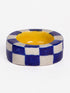 Blue Pottery T-Light Holder Set Of 2 Pcs.